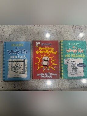 Set of 3 Diary of a Wimpy Kid Books